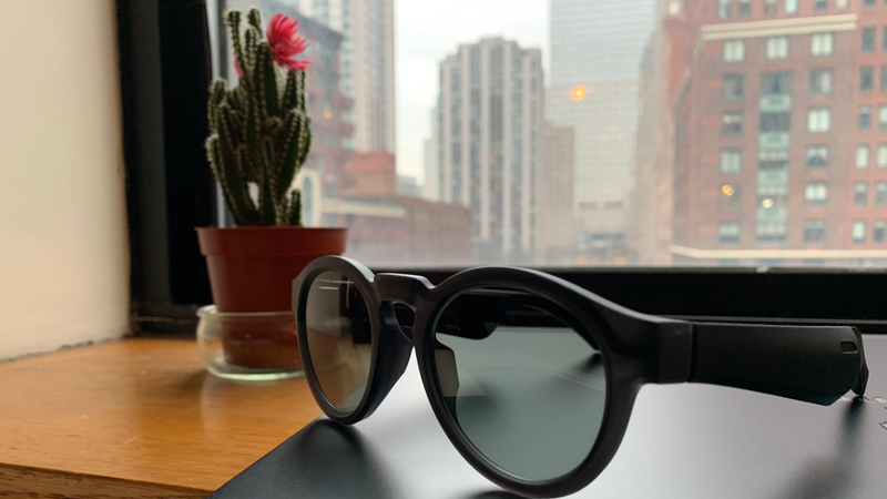 The beefy arms don’t look so thick when you actually wear the Frames.